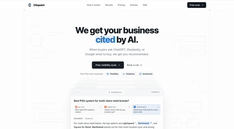 Citepoint interface